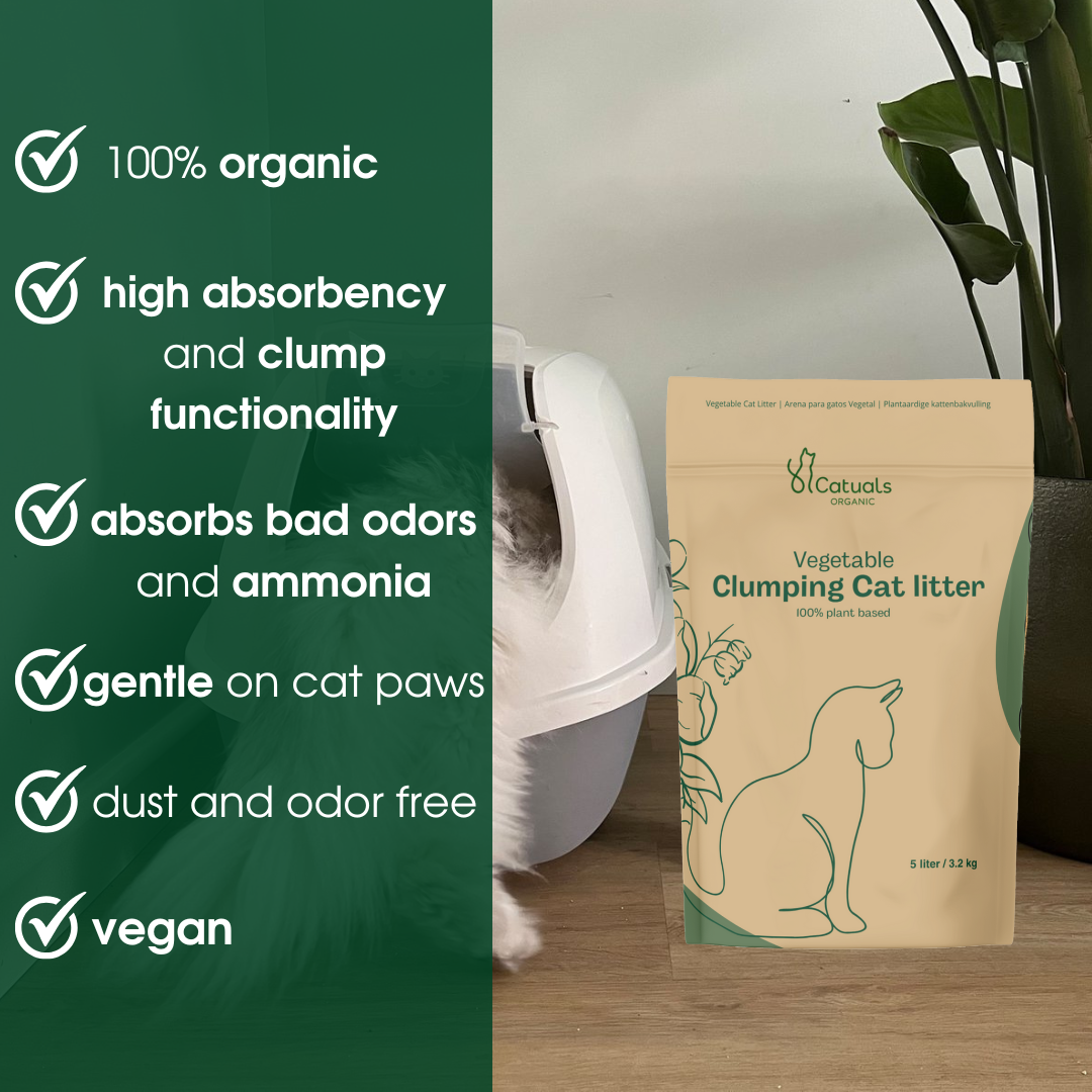 Catuals Vegetable Clumping Cat Litter