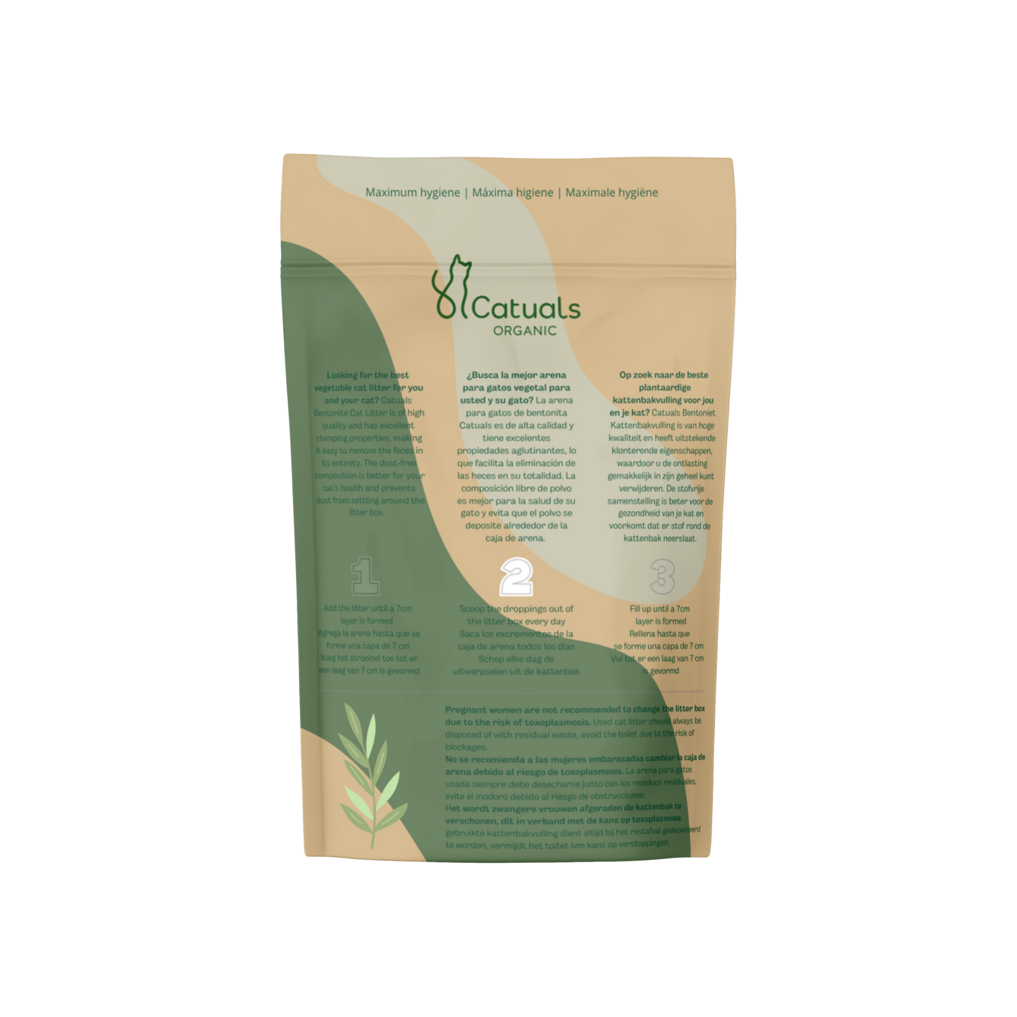 Catuals Vegetable Clumping Cat Litter